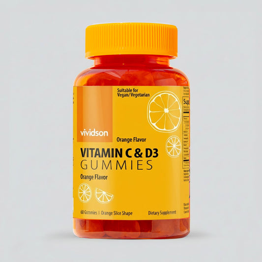 Vitamin C & D3 Gummies-Orange Flavor